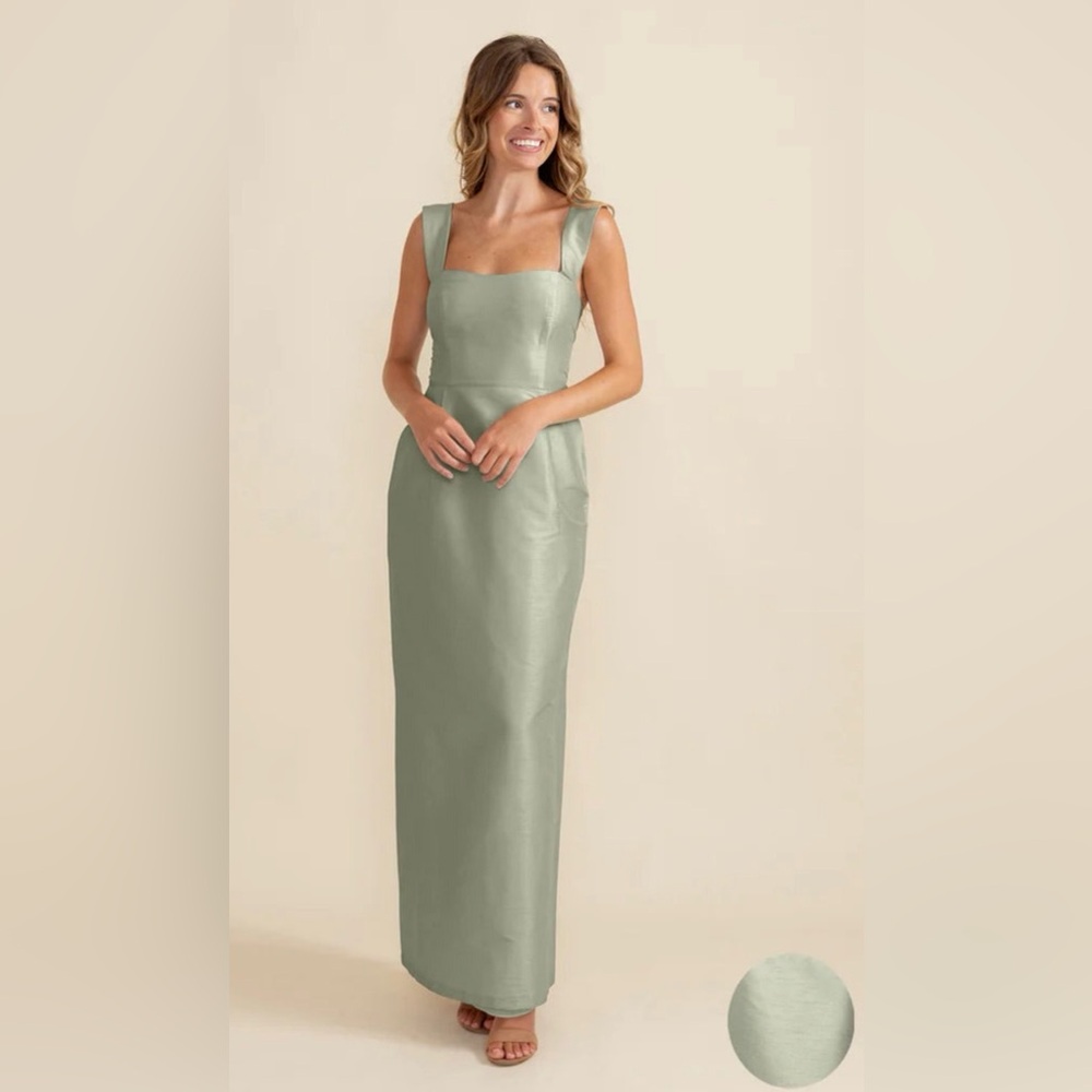 Elegant Sage Bridesmaid Dress